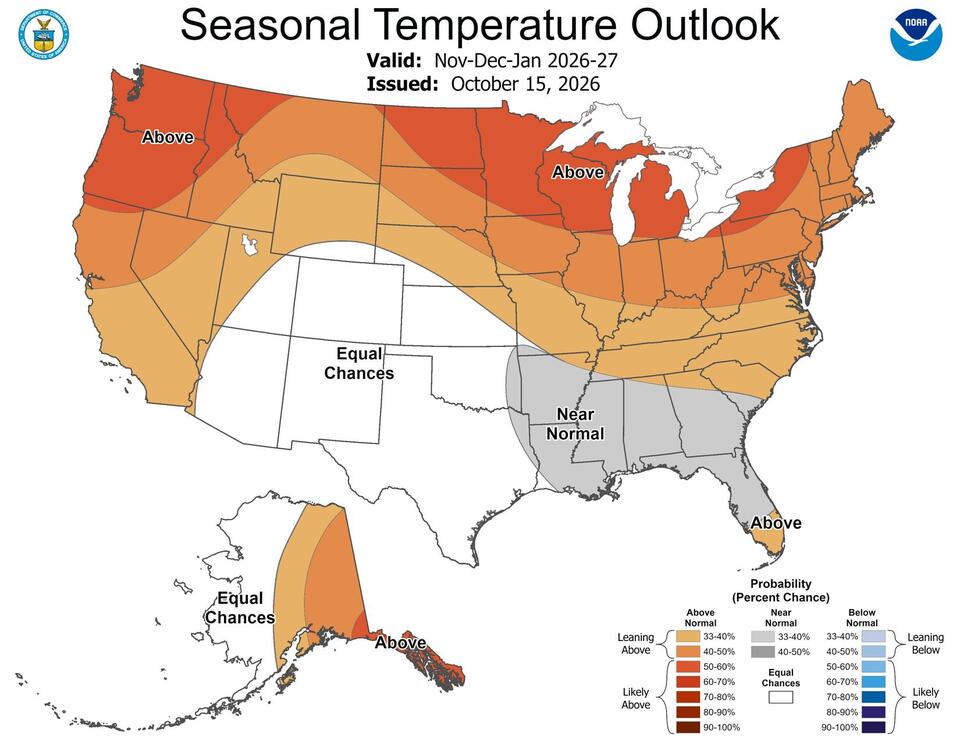 A warmer-than-normal Minnesota winter is likely as El Niño looms
