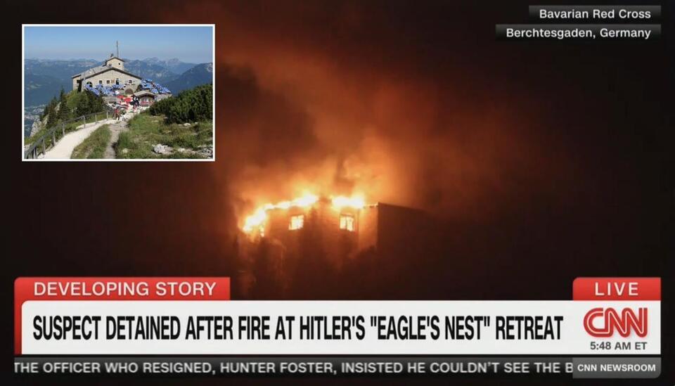 Symbol of Nazi ‘Insanity’ Goes up in Flames After Suspected Arson ...