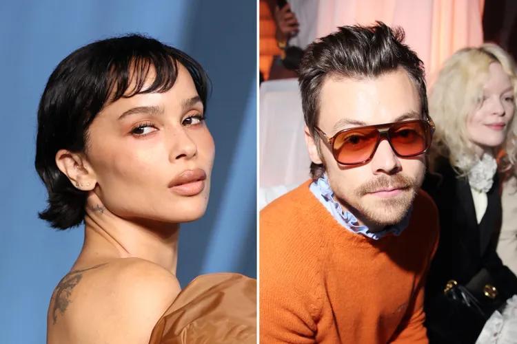 Zoë Kravitz Sparks Engagement Rumors With Harry Styles With a Ring ...
