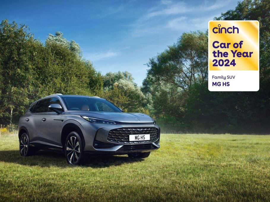 New MG HS triumphs as Best Family SUV at cinch Car of The Year Awards 2024