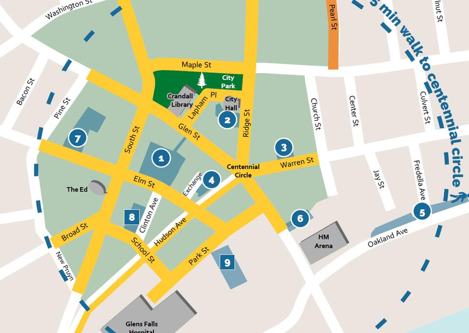 ⚠️ New downtown Glens Falls parking map and rules released - NewsBreak