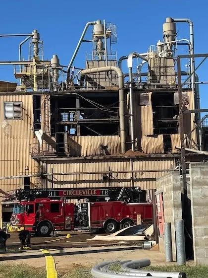 Machine Blast Starts Fire at Wood Processing Plant - NewsBreak