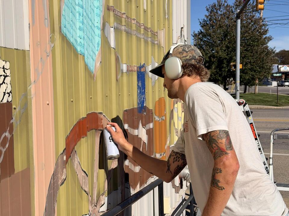 RMFA Hires Local Artist to Restore Folk-Art Mural at the Corner of ...