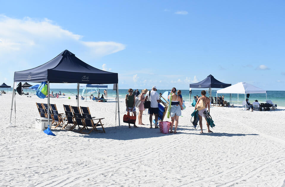 New setup time in effect for Anna Maria beach cabana rentals