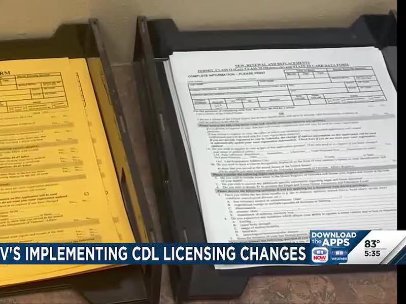 DMV announces that it will check national clearing house before issuing