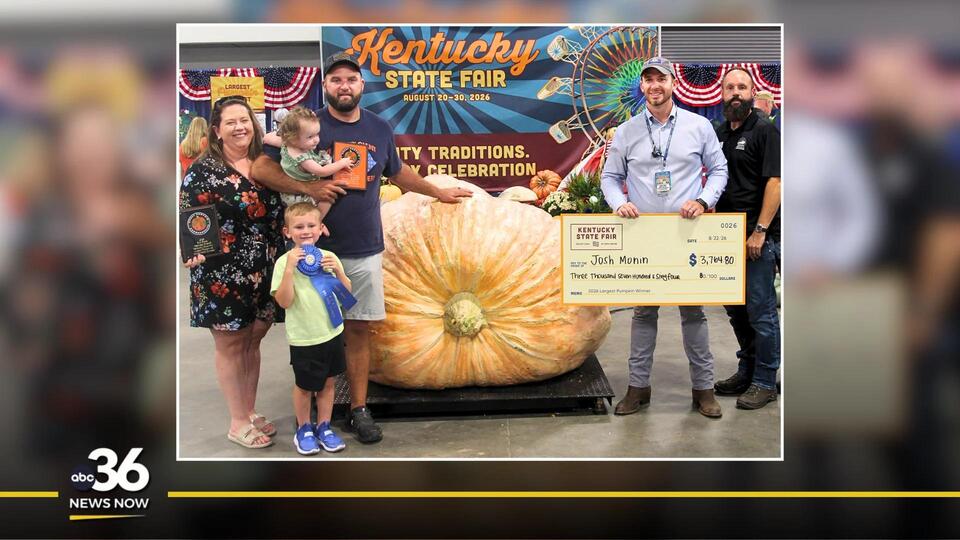 Grayson County man sets Kentucky State Fair record with 1,880 pound ...