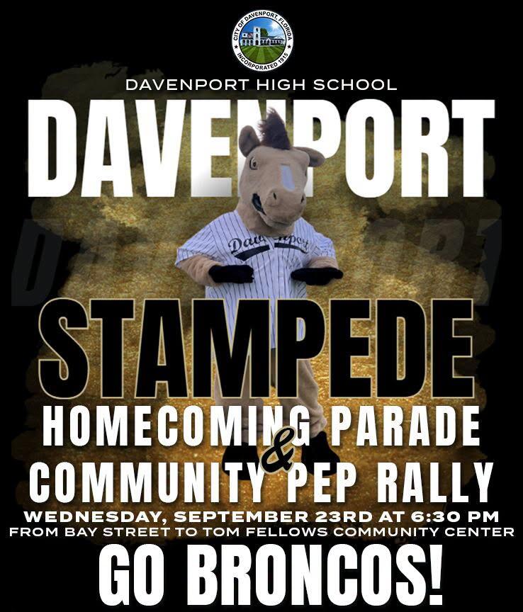 Davenport Homecoming Parade and Pep Rally Sept. 23 - NewsBreak