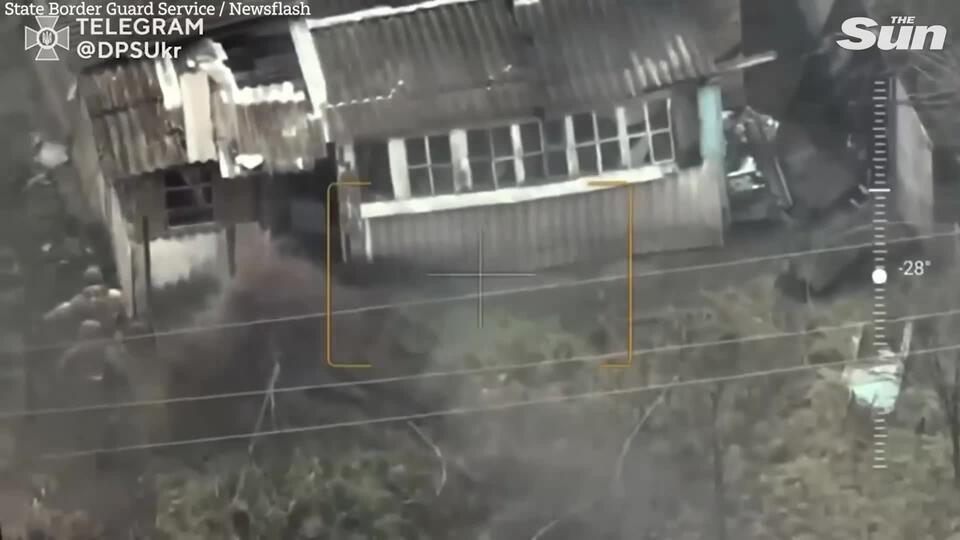 Russian military stronghold destroyed by Ukrainian drones - NewsBreak
