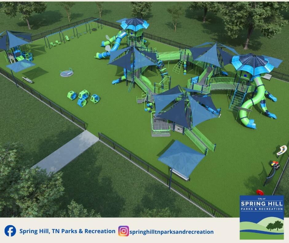Construction Underway on New Harvey Park Playground