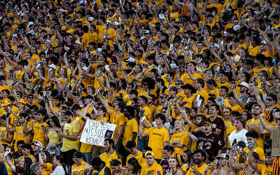 Sellout crowd, packed student section highlight ASU football’s revamped ...