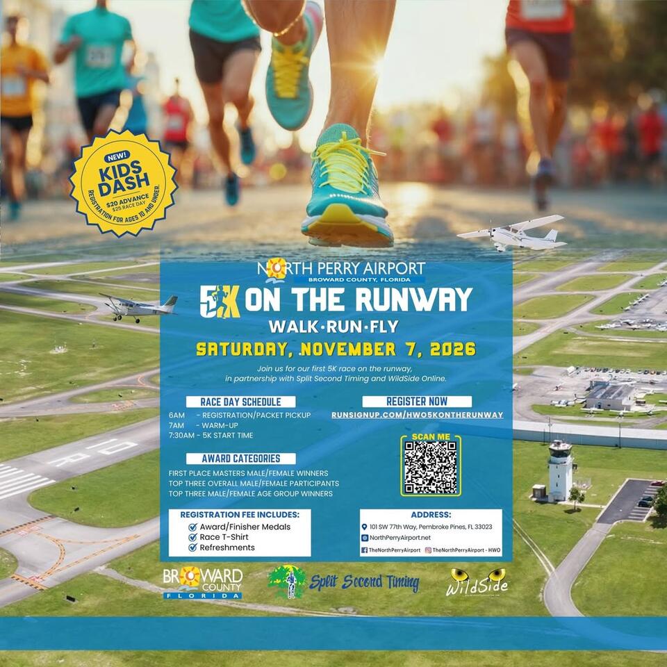 North Perry Airport to host 5K on the runway - NewsBreak