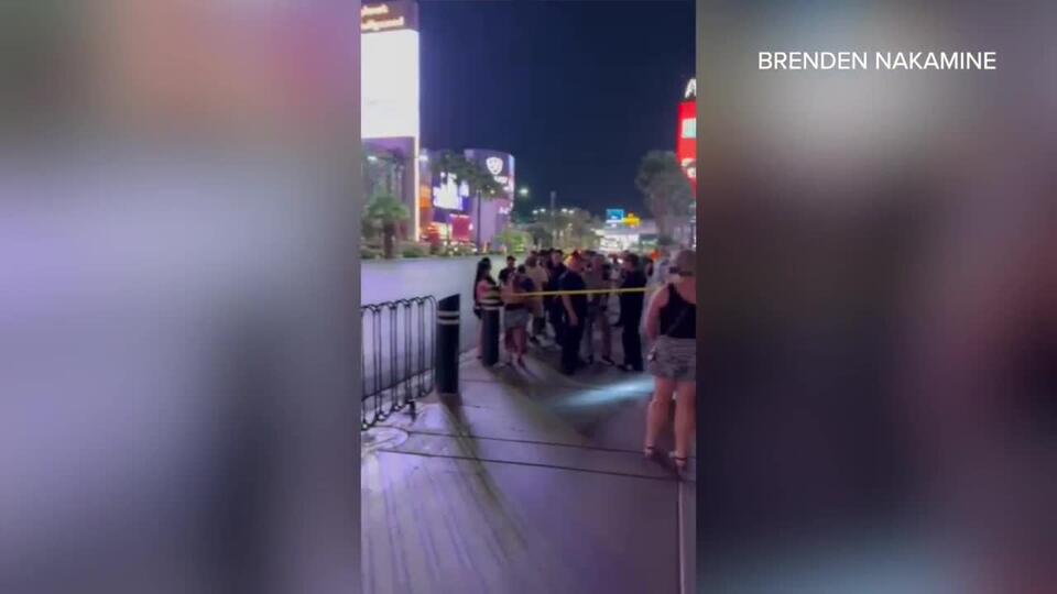 Viewer video shows the scene after fatal shooting on the Las Vegas ...