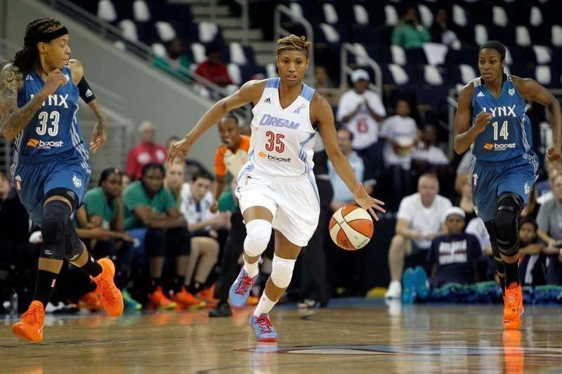 'Finally!' Angel McCoughtry ecstatic over Atlanta Dream's first WNBA ...