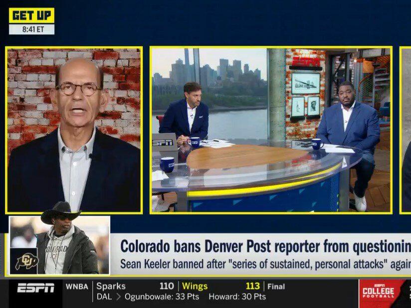 “Bully & A Hypocrite” ESPN’s Paul Finebaum Rips Colorado Coach Deion