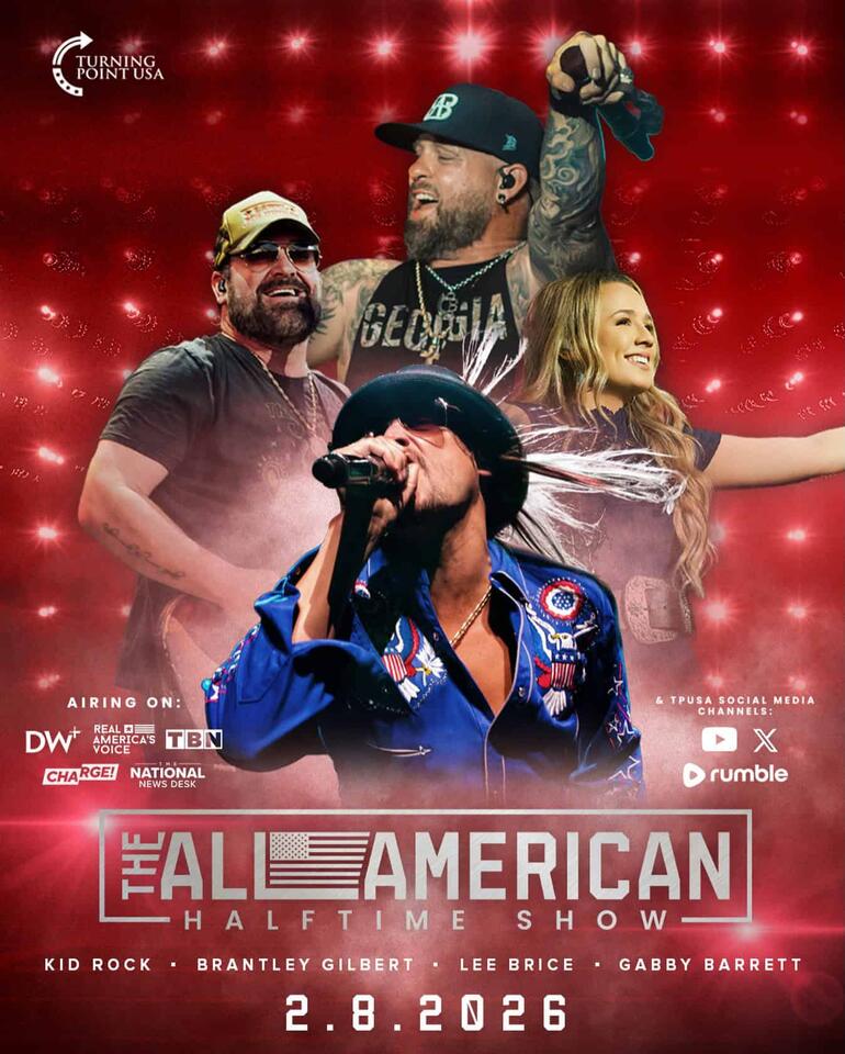 How to Watch Turning Point USA’s All-American Halftime Show Featuring ...