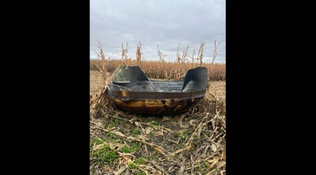 Mysterious 11-foot object found in Minnesota cornfield may have fallen ...