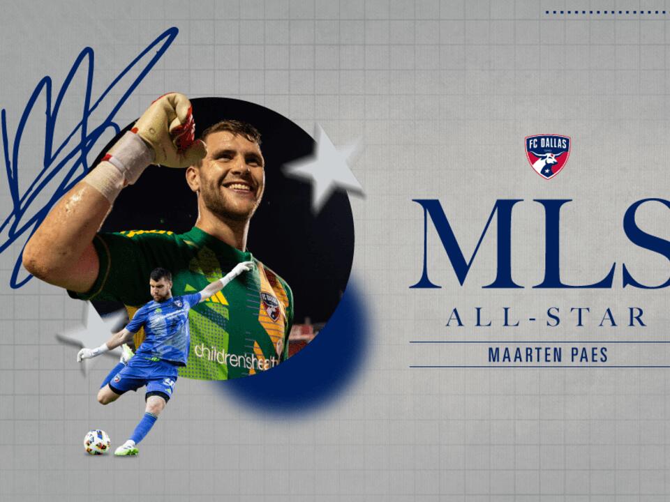 FC Dallas Goalkeeper Maarten Paes Voted into the 2024 MLS AllStar Game