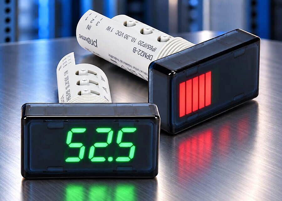 ProSense DPM22 Series 22mm-Mount Panel Meters from AutomationDirect ...