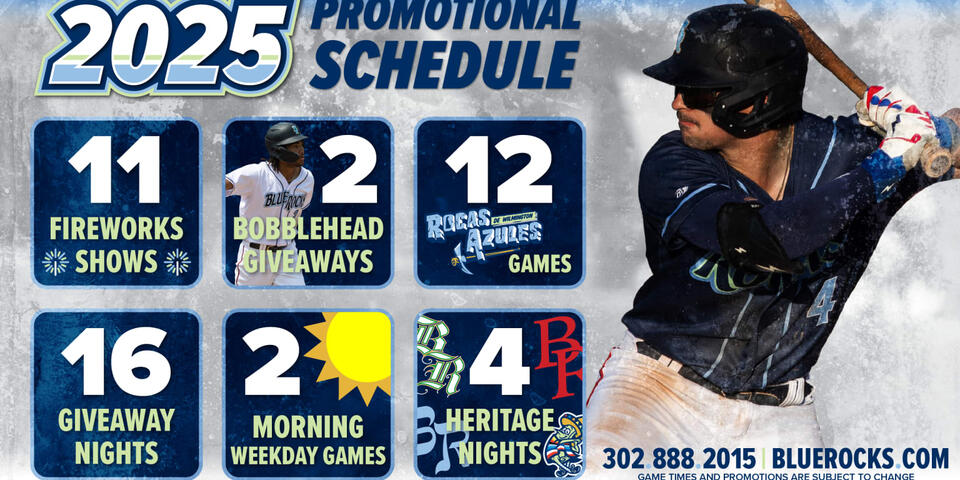 Blue Rocks Announce 2025 Promotional Schedule - NewsBreak