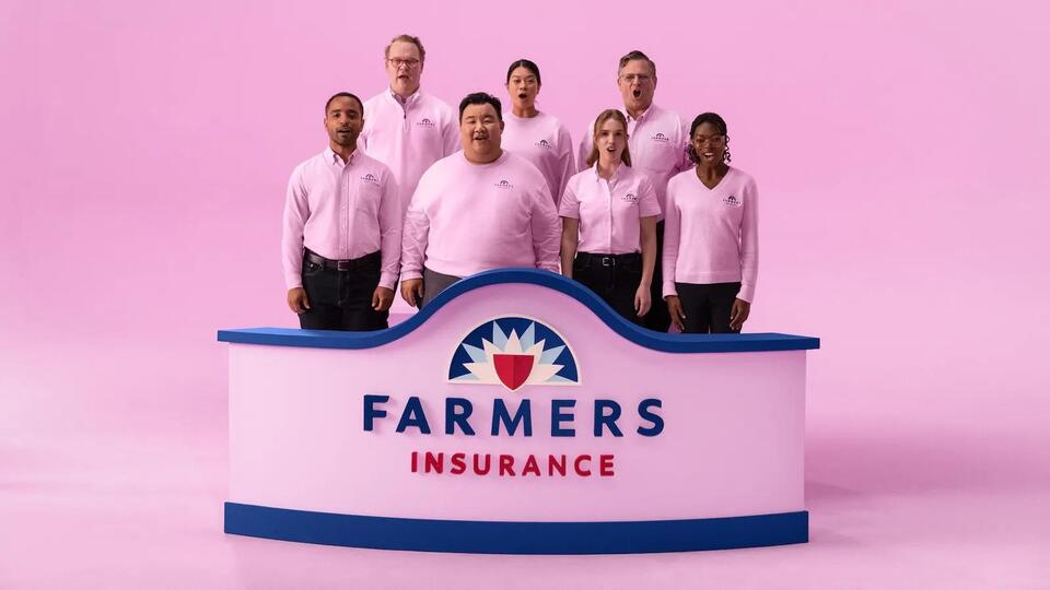 Why Farmers Insurance flipped its jingle as part of all-pink rebrand ...