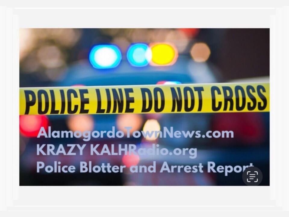 Alamogordo Police Activity and Arrest Logs thru June 15, 2025 - NewsBreak