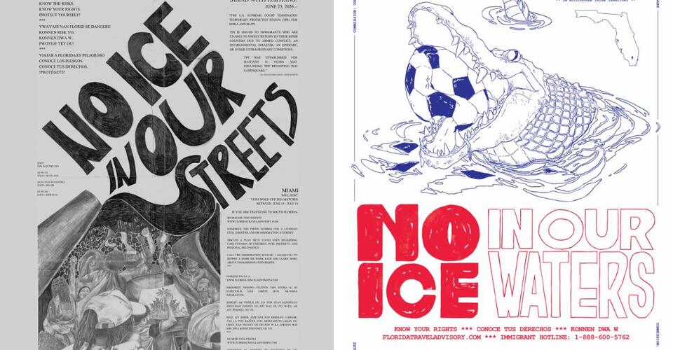 Miami artists use spotlight on FIFA World Cup to challenge immigration enforcement
