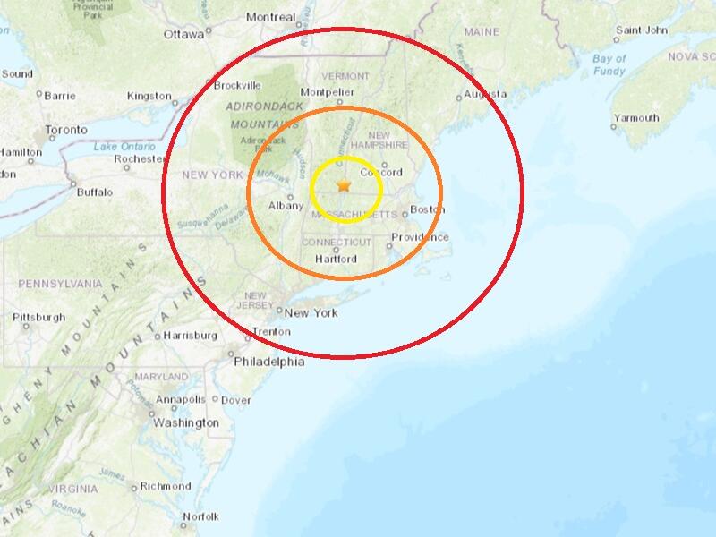 Memorial Day Weekend Ends with New England Earthquake in New Hampshire