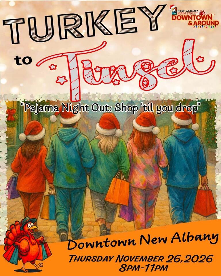 Thanksgiving Night Pajama Shopping in Downtown New Albany - NewsBreak