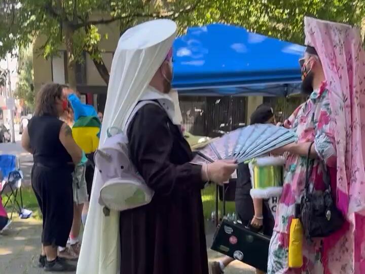 Trans pride parade 2024. Multiple providers were there. Very eclectic