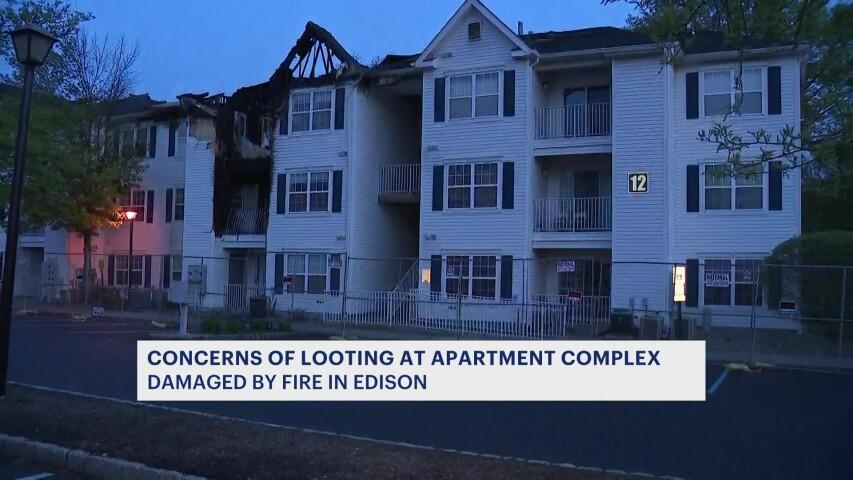 Residents of an Edison complex destroyed by fire report instances of ...