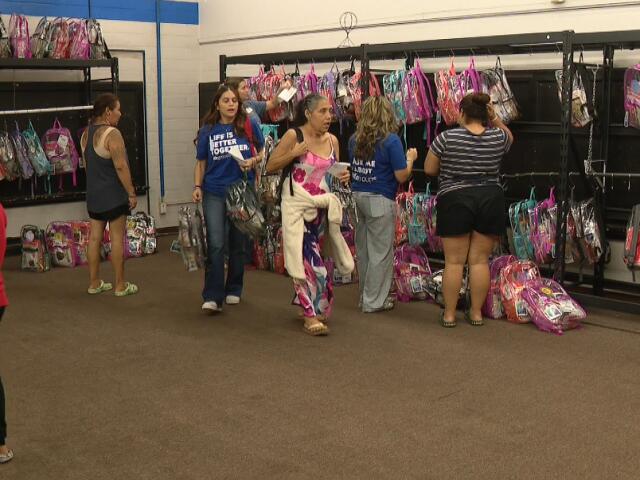 Church Unlimited Westside Missions gives away backpacks ahead of school year