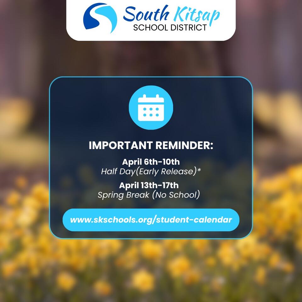 Early Release and Spring Break Schedule Announced - NewsBreak