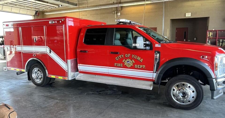 Yuma Fire Department adds new vehicle to help with emergency calls ...