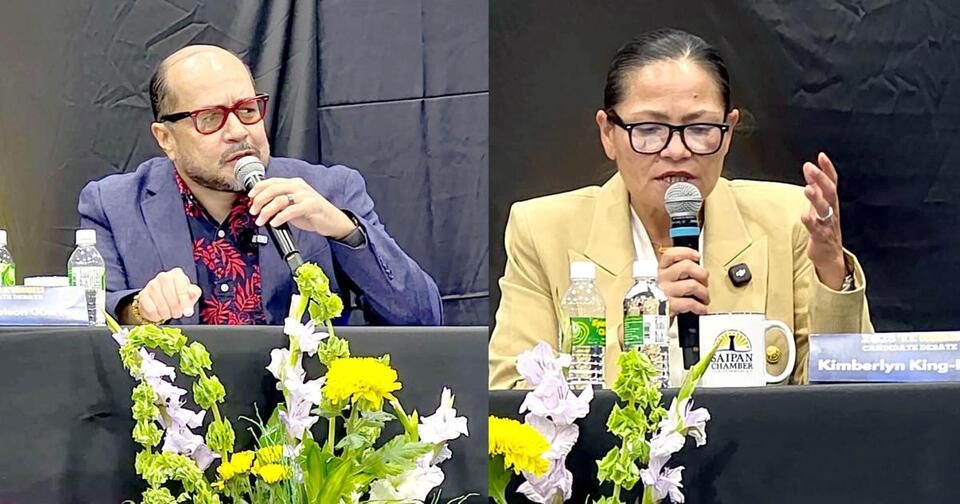 King-Hinds stresses experience; Deleon Guerrero seeks political reset
