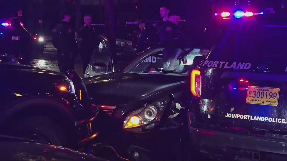 Driver arrested after hitting police patrol vehicle during illegal ...