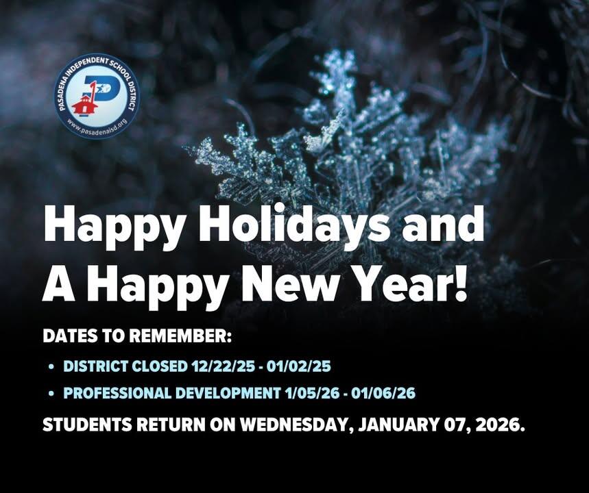 Your child’s PISD winter break schedule. - NewsBreak