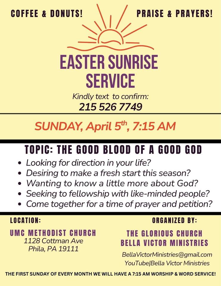 Easter sunrise service on April 5 - NewsBreak