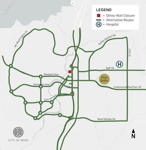 City of Bend adjusts traffic signals, adds detours to ease driver ...