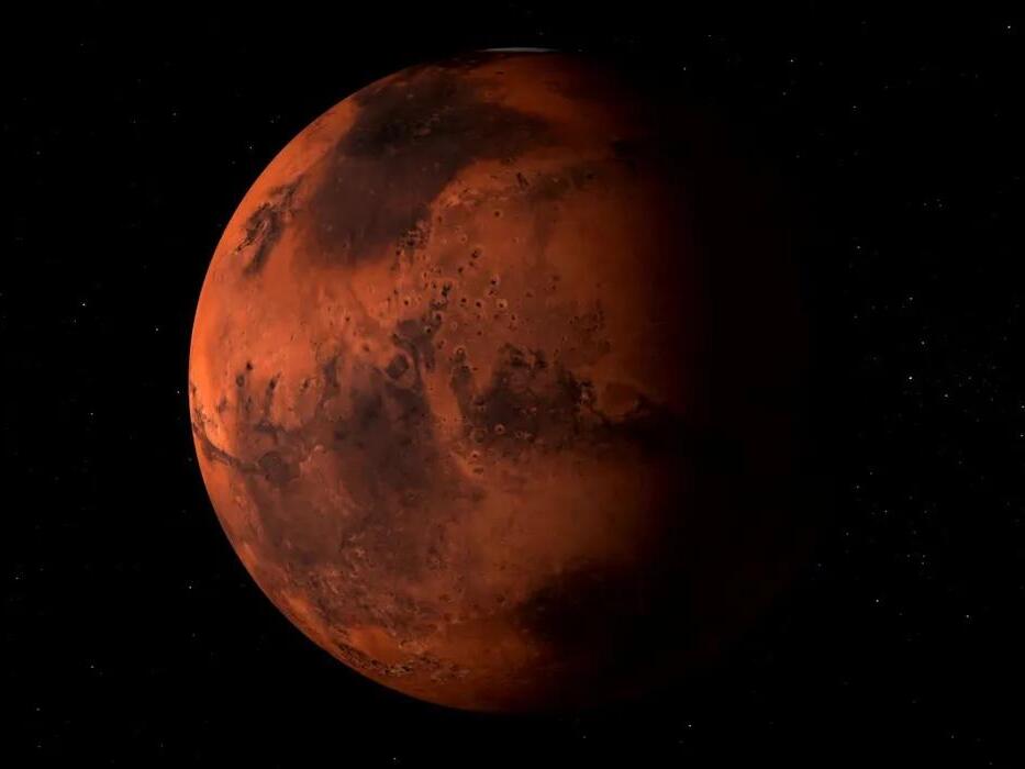 Dusty ice on Mars could indicate life on the