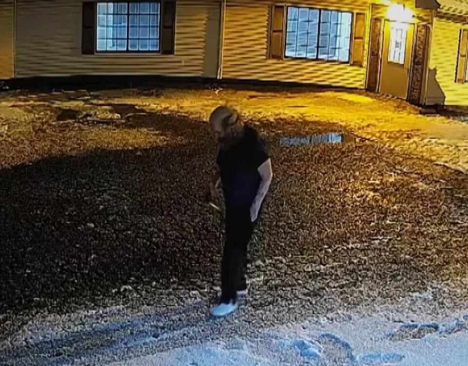 What security video shows in hours before ‘Haslett Flag Man' was found in the snow