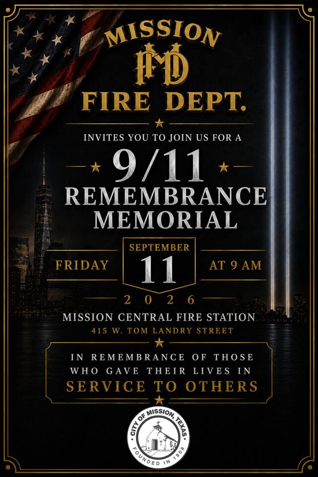 📅 9/11 Remembrance Memorial at Mission Fire Station - NewsBreak