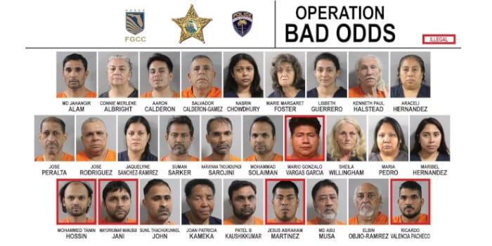 Sting Operation Leads to 28 Arrests in Florida’s Latest Gambling Case ...