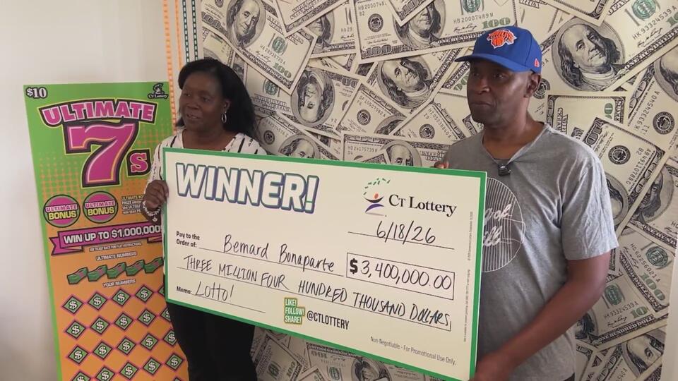New York man credits Knicks for winning 3.4M Lotto! jackpot ticket in Greenwich