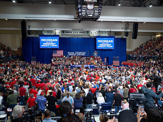 ‘We Love Him Because He Loves Us’: Crowds Pack Trump Rally in Michigan ...