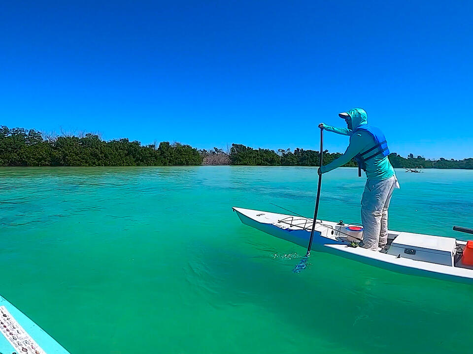 Exploring The Beautiful Waters of Florida Keys on Our Solo Skiff