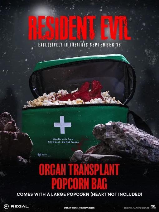 Resident Evil Fans Can Now Eat Popcorn From an Organ Bag