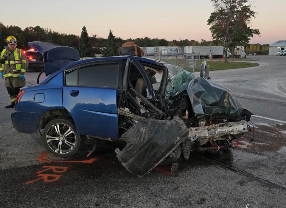 Bay County man ejected from car after crashing into Bobcat tractor ...