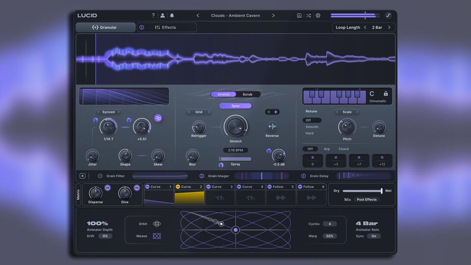 Minimal Audio's Lucid is a granular powerhouse with scale locking, deep modulation and much more