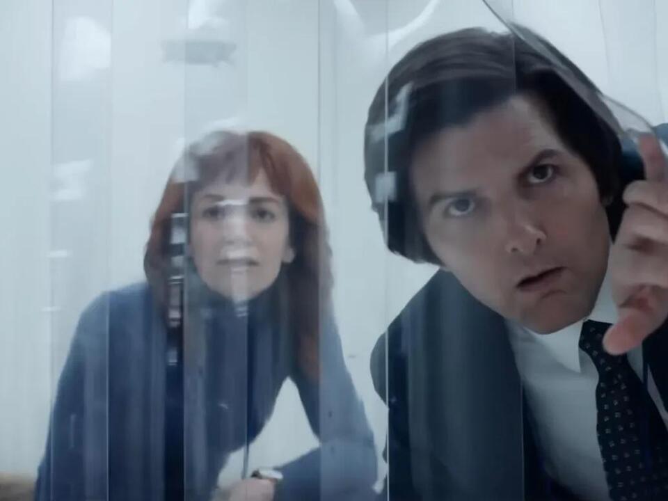 Adam Scott does a whole lot of running in the latest incredibly ominous