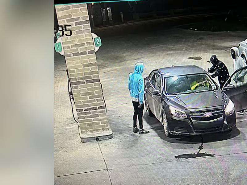 4 teens arrested, accused of carjacking man at gas station, police say